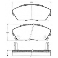 BLF636 QUINTON HAZELL Комплект тормозных колодок, дисковый тормоз