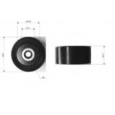 TKR 9223 TIMKEN Натяжной ролик, ремень грм