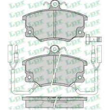 05P096 LPR Комплект тормозных колодок, дисковый тормоз