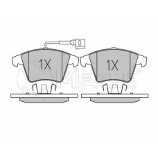 025 237 4619/PD MEYLE Комплект тормозных колодок, дисковый тормоз
