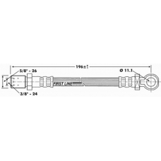 FBH6542 FIRST LINE Шланг сцепления