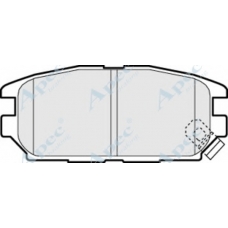 PAD1098 APEC Комплект тормозных колодок, дисковый тормоз