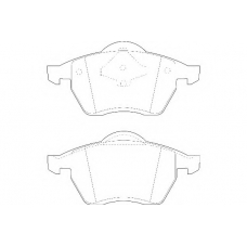 WBP21848A WAGNER LOCKHEED Комплект тормозных колодок, дисковый тормоз