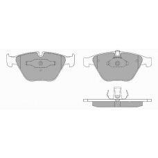 925 SIMER Комплект тормозных колодок, дисковый тормоз