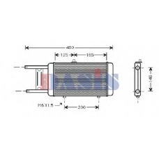 481440N AKS DASIS Радиатор, охлаждение двигателя