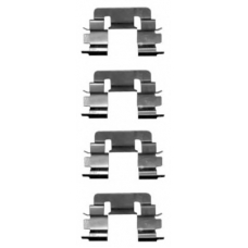 8DZ 355 203-851 HELLA PAGID Комплектующие, колодки дискового тормоза