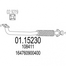 01.15230 MTS Труба выхлопного газа