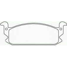 2115902 TEXTAR Комплект тормозных колодок, дисковый тормоз
