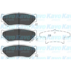 KBP-8505 KAVO PARTS Комплект тормозных колодок, дисковый тормоз