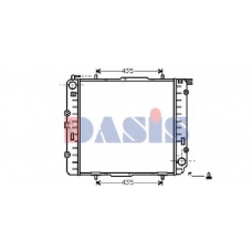 122670N AKS DASIS Радиатор, охлаждение двигателя
