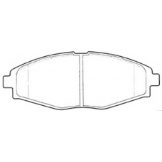 FP1321 FIT Комплект тормозных колодок, дисковый тормоз