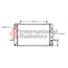 60182051 SCHLIECKMANN Радиатор, охлаждение двигателя