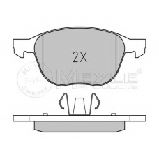 025 237 2318/PD MEYLE Комплект тормозных колодок, дисковый тормоз
