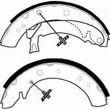 T0611011 RAMEDER Комплект тормозных колодок