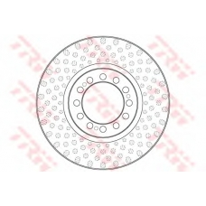 DF5013S TRW Тормозной диск
