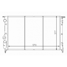 QER1327 QUINTON HAZELL Радиатор, охлаждение двигателя