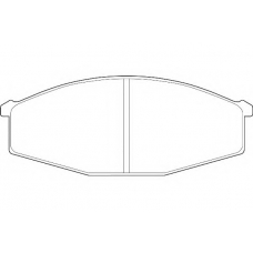 WBP20863A WAGNER LOCKHEED Комплект тормозных колодок, дисковый тормоз