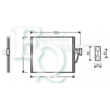 CO0025 EQUAL QUALITY Конденсатор, кондиционер