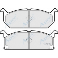 PAD526 APEC Комплект тормозных колодок, дисковый тормоз
