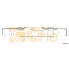 10.6027 COFLE Трос, стояночная тормозная система