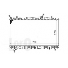 007-017-0001 LORO Радиатор, охлаждение двигателя