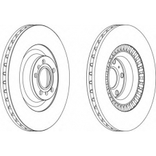 DDF1572 FERODO Тормозной диск