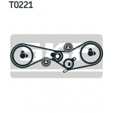 VKMA 03010 SKF Комплект ремня грм