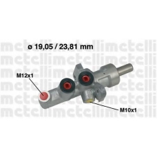 05-0619 METELLI Главный тормозной цилиндр