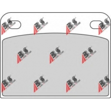 36297 ABS Комплект тормозных колодок, дисковый тормоз