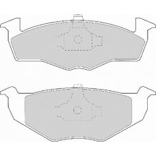 FD6680A NECTO Комплект тормозных колодок, дисковый тормоз