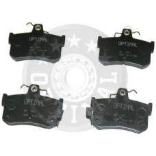 9878 OPTIMAL Комплект тормозных колодок, дисковый тормоз