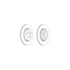 DDF2154C FERODO Тормозной диск