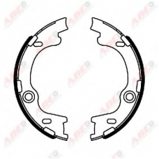 C00325ABE ABE Комплект тормозных колодок, стояночная тормозная с