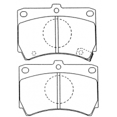 PN-5138 JNBK Колодки тормозные