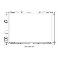 2065097 ORDONEZ Радиатор, охлаждение двигателя