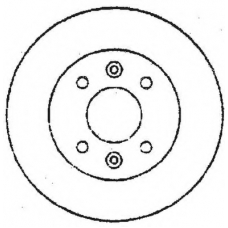 561345BC BENDIX Тормозной диск
