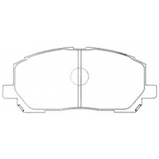 FP0884 FIT Комплект тормозных колодок, дисковый тормоз