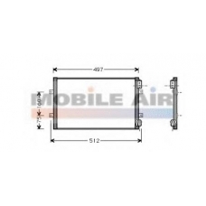 02005142 VAN WEZEL Конденсатор, кондиционер