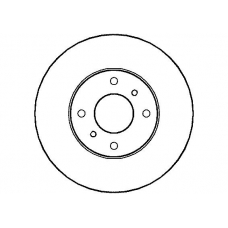 NBD 891 NATIONAL Тормозной диск