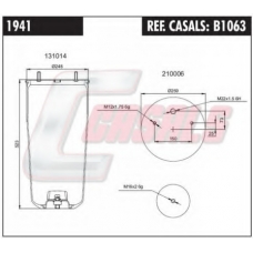 B1063 CASALS Кожух пневматической рессоры