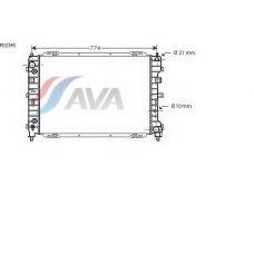 FD2345 AVA Радиатор, охлаждение двигателя