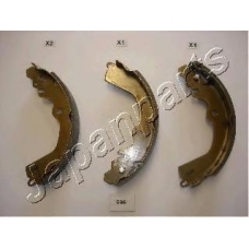 GF-586AF JAPANPARTS Комплект тормозных колодок