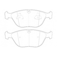 WBP21484A WAGNER LOCKHEED Комплект тормозных колодок, дисковый тормоз