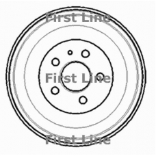 FBR775 FIRST LINE Тормозной барабан