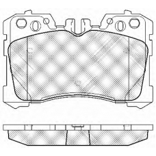 20063 BSF Комплект тормозных колодок, дисковый тормоз
