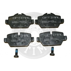 12236 OPTIMAL Комплект тормозных колодок, дисковый тормоз