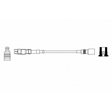0 986 357 718 BOSCH Провод зажигания