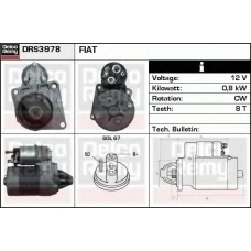 DRS3978 DELCO REMY Стартер