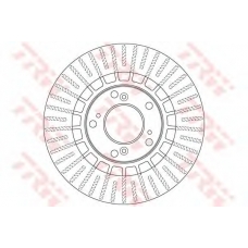 DF6493 TRW Тормозной диск
