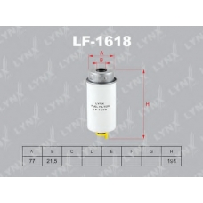 LF-1618 LYNX Фильтр топл.ford transit 2.0-2